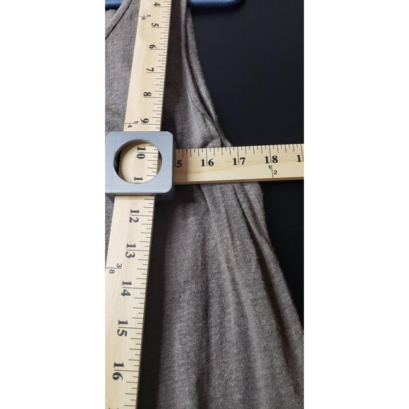 Eileen Fisher Tank Tops L Lot of 2 Gray Purple 100% Linen Slub Pleat Casual Flow - Picture 7 of 11